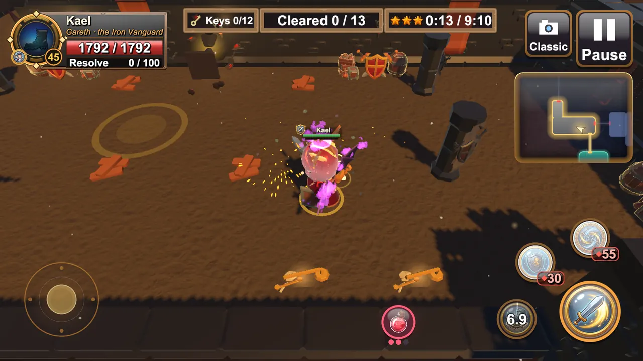 A dungeon run